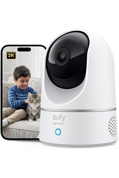 Eufy Security 2K Indoor Cam Pan & Tilt, Home Security Indoor Camera, Human an...