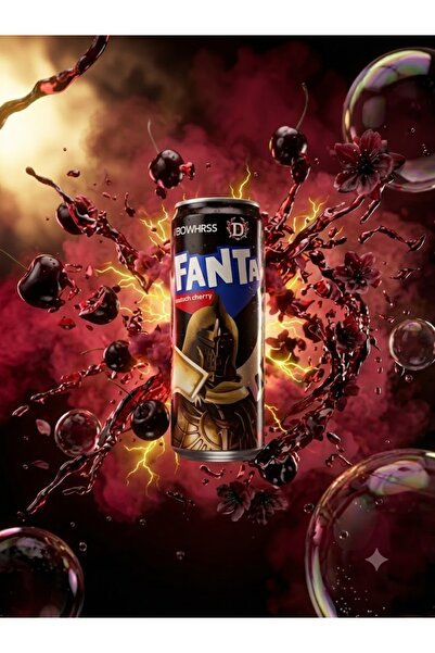 Fanta Crimson Cherry 330 ml - Koleksiyonluk Nadir İthal Kutu Özel Seri Vişneli