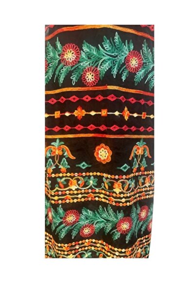 FASHION MIR Dantela_broderie multicolora_lungime 2 metri_latime 1.30m_materia...