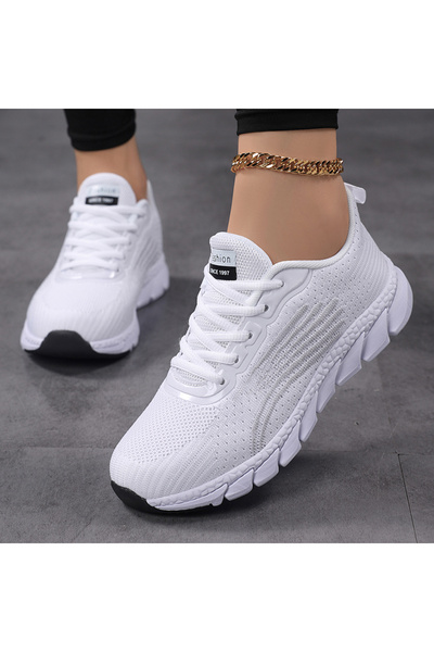SOSENFER Women Breathable Running Sneakers Lightweight Shock Absorbing Casual...