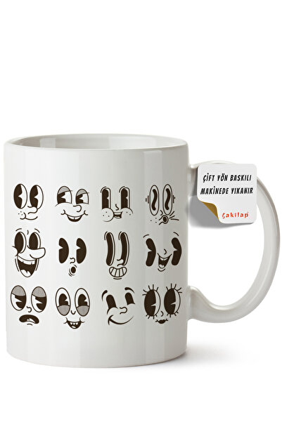 ET ERTAPASSAGE original creative designs Retro Design Printed Porcelain Mug (...