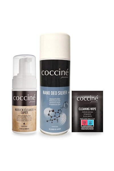 Coccine Kit de curatare, Coccine, solutie de curatare spumoasa 100 ml, deodor...