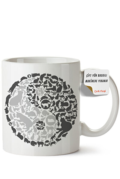 ET ERTAPASSAGE original creative designs Cat Design Printed Porcelain Mug (Do...
