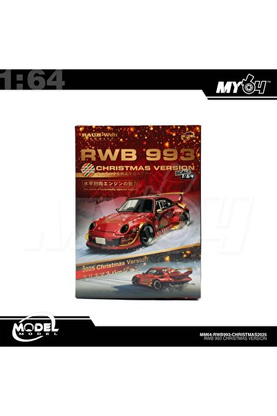 mini gt Model Model RWB 993 Christmas Version 1:64 Diecast Model Araba – Kole...