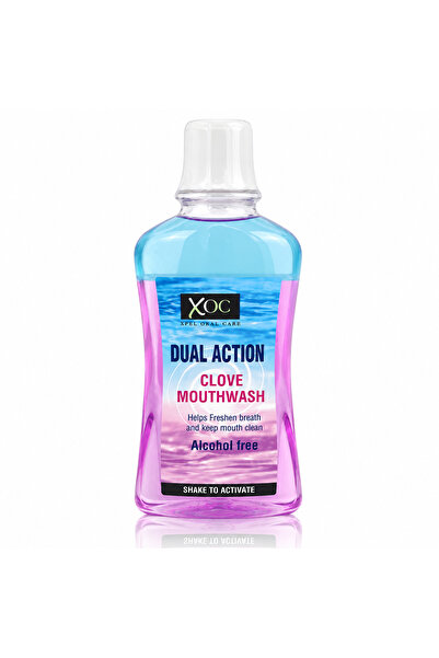 Xoc Apă de gură Dual Action cu cuișoare, fără alcool, 500 ml