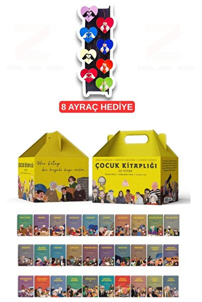 Nesil Çocuk Yayınları Çocuk Kitaplığı Fatma Işık (30 Kitap Set) 8'li Özel Tas...