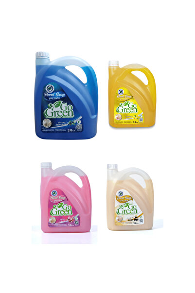 Go Green 3.8 liters of soap cardboard, 4 mixed grains