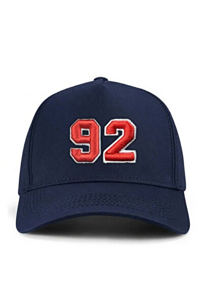 PataCute Number 92 (Embossed) Molded Baseball Cap