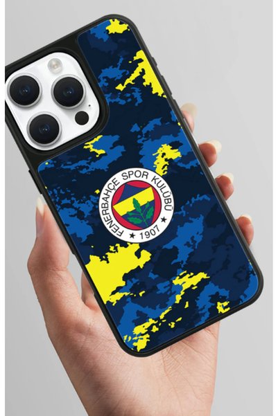 Fenerbahçe حافظة هاتف آيفون 15 برو أرمي بريميوم المرخصة "مع هدية ديكوموس كيب ...