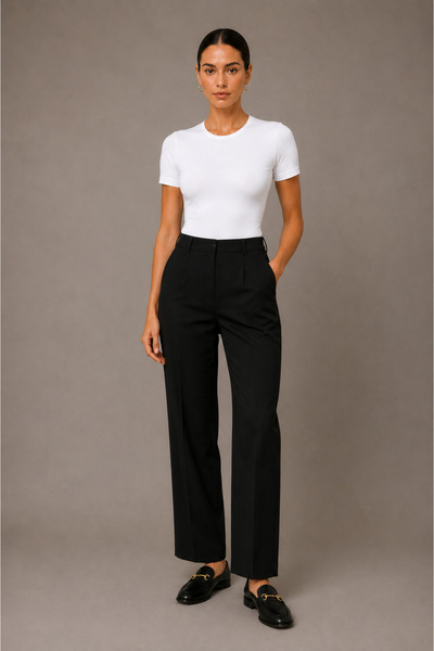 Gene تي شيرت نسائي قصير الأكمام برقبة دائرية، تي شيرت أساسي من القطن مع أزرار...