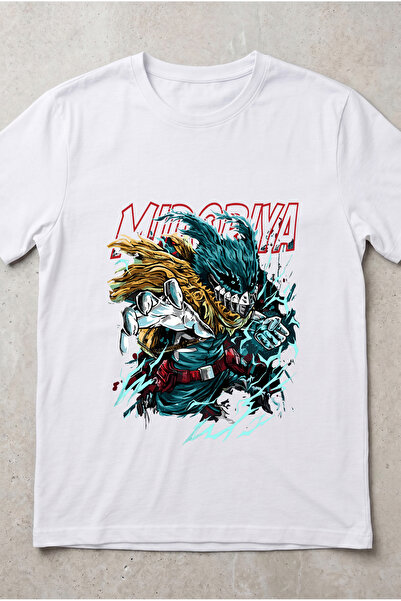 Silkensoul My Hero Academia Midoriya Deku Anime Printed Standard Fit Unisex T...