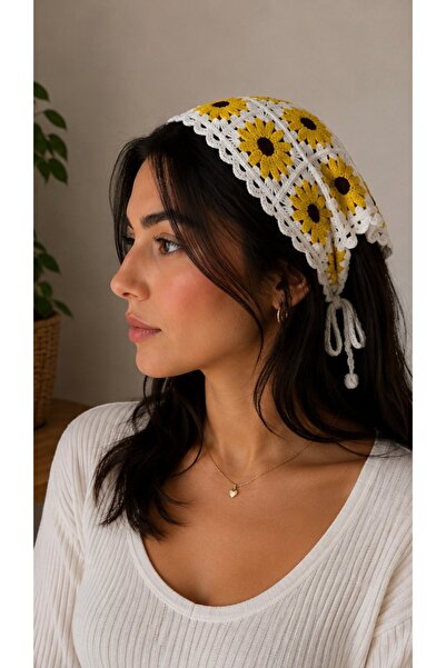DAZLİNGACCESSORY Bandana - Mesh Knit Hair Bandana