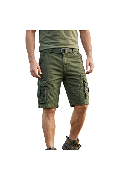 OEM Pantaloni scurți Cargo bărbați Bermude Bumbac Militari Confortabili Verzi...