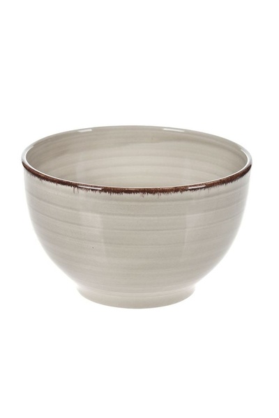 OEM Bol bej din ceramică 850 ml, dungi elegante, elegant și practic pentru se...