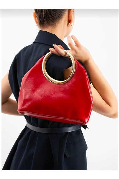 ÇANTAM GELSİN New Ring Accessory Decorated Design Hand and Shoulder Bag (with...