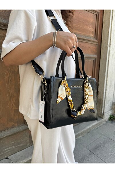 Just Polo Women's New Season Stylish Design Hand and Shoulder Bag with Shawl ...