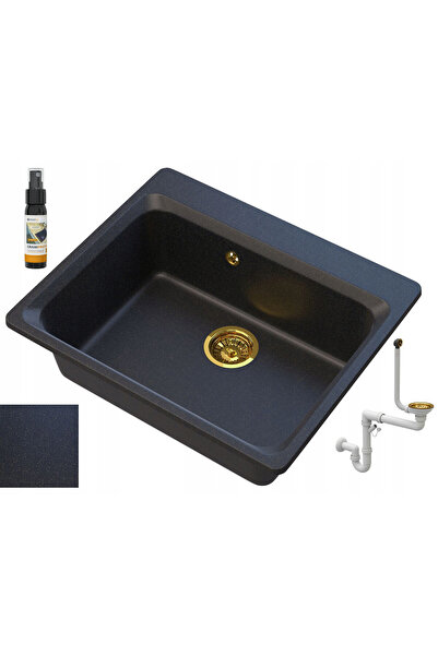 Granitan Set Chiuveta bucatarie + Spray impregnare, 30ml + Sifon, Granitan, G...