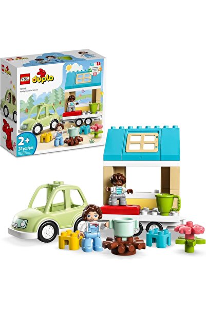 LEGO بيت دوبلو العائلي المتنقل 10986، سيارة لعبة للأطفال من عمر سنتين فما فوق...