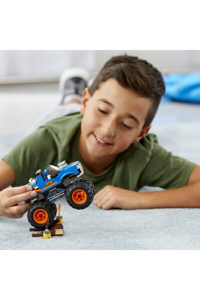LEGO مجموعة بناء سيتي مونستر تراك 60180 (192 قطعة)