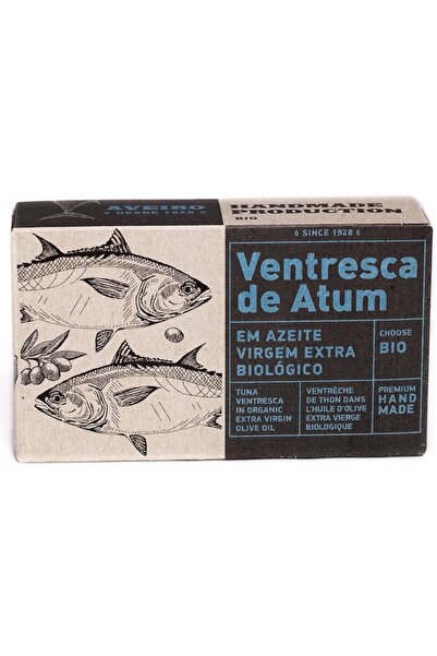 Aveiro Fileuri de ton Ventresca în ulei de măsline organic Aveiro, 120g