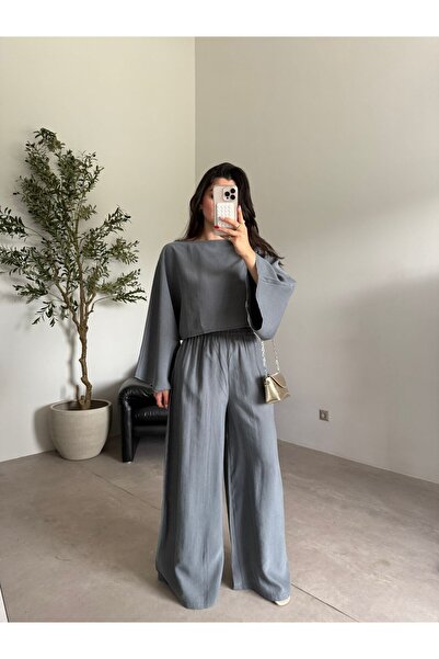 Bade Butik طقم أكمام أنثراسايت ياراسا