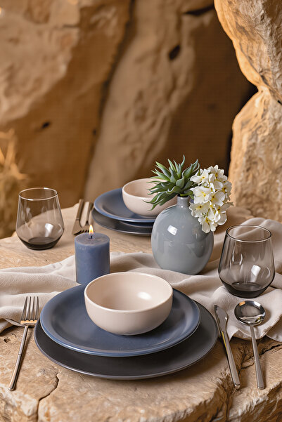Keramika River Mix Yemek Takımı 6 Parça 2 Kişilik 399-950-959