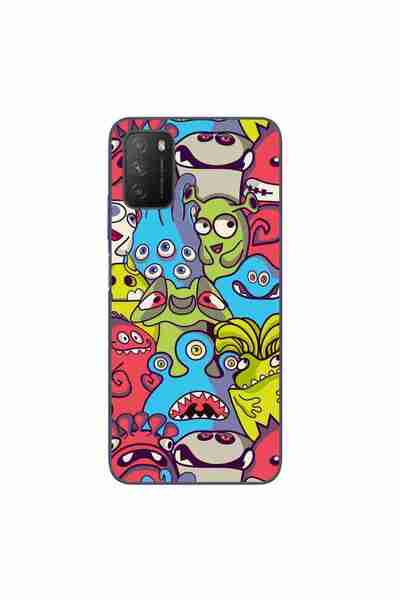 OEM Husa compatibila cu Xiaomi Poco M3 Silicon Gel Tpu Model Squishi Monsters