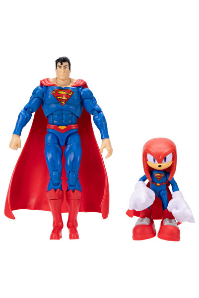 Noname Figurina de colectie Sonic the Hedgehog x DC Comics Superman &amp; Knu...