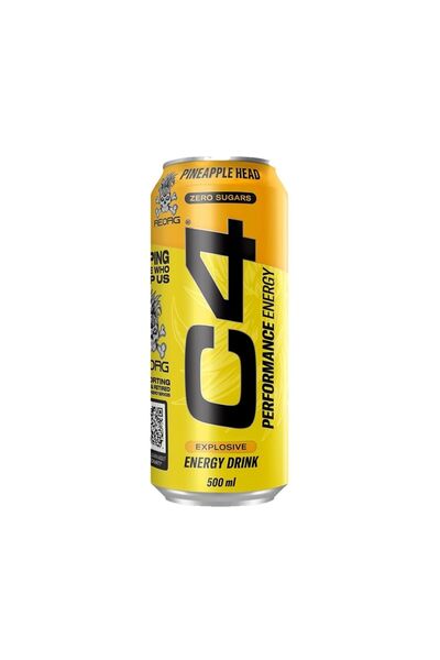 Cellucor C4 Energy Carbonated – 500ml - Pineapple Head