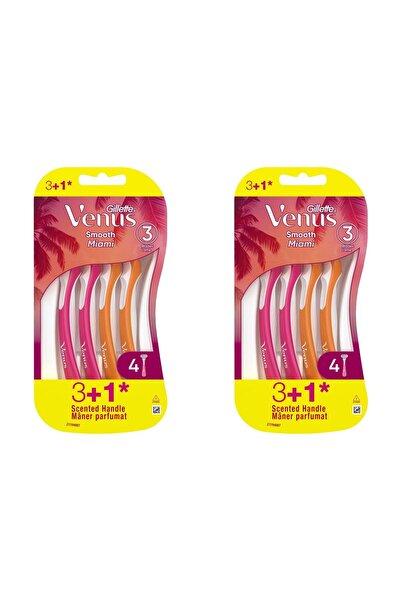 Gillette Venus Venus Smooth Miami Lamă de ras pentru femei 3+1 2 bucăți