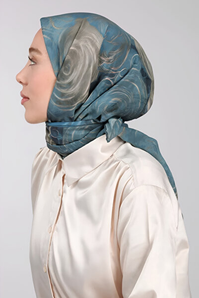 Ad Astra Scarf Nora Pattern Scarf Turquoise