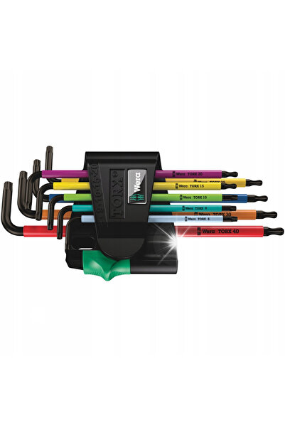 Wera Werk SET DE CHEI TORX CU CĂDĂRU MULTICOLOR TX8-TX40 05024335001 WERA