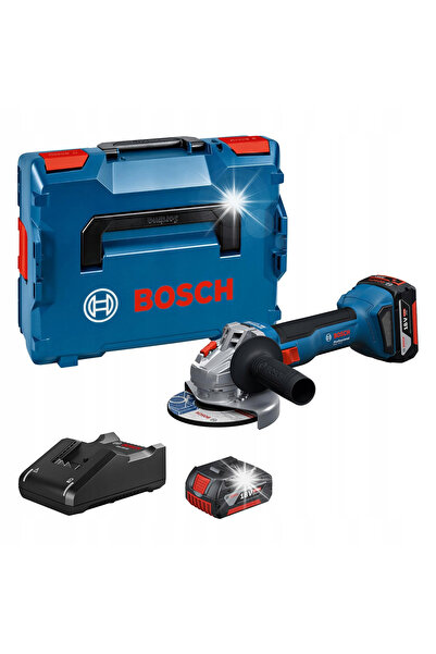 Boschen Polizor unghiular cu acumulator GWS18V-8 2*5.0AH 06019N9003 BOSCH