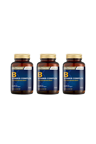 Nutraxin 10B Vitaminli (Yorgunluk ve Bitkinlik Desteği) Güçlü B Kompleks Takv...