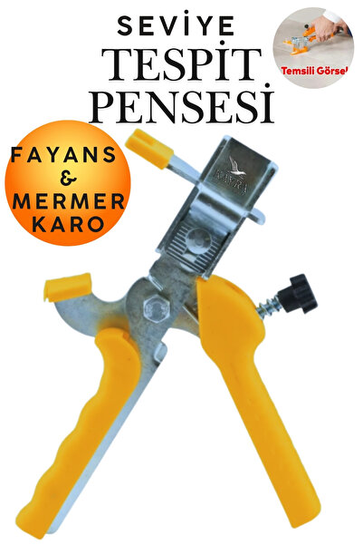 KAYRA LEATHER CRAFT Profesyonel Metal Seviye Tespit Pensesi Takoz Klips Sıkma...