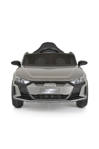 Audi Mașinuță Electrică RS e-tron Grey Copii 3-8 Ani, 12V, Telecomandă Parent...