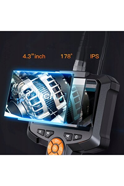 NO BRAND Endoscop cameră de inspecție 5M FULL HD LCD IPS pentru atelier, pent...