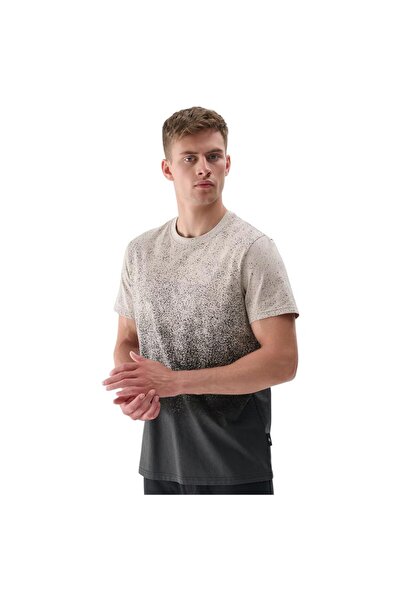 4F Tricou bărbătesc cu mânecă scurtă, mărimea L
