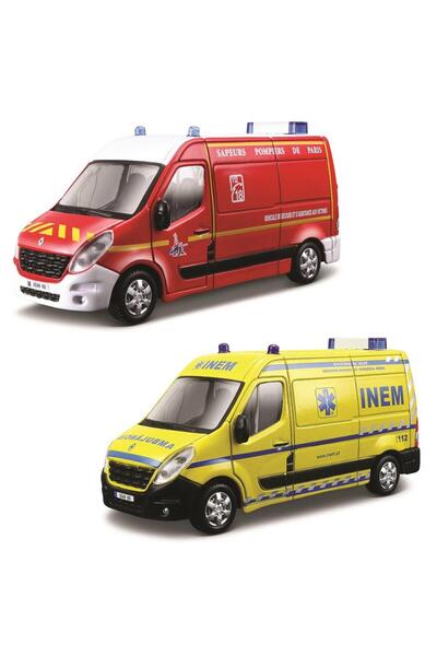 Bburago Junior Renault Master ambulanță de pompieri 1:50 Bburago 32008