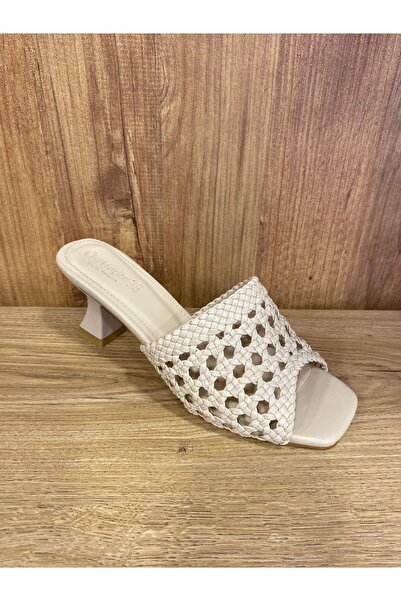 ÖZ MAÇAN SHOS HEELED SLIPPERS