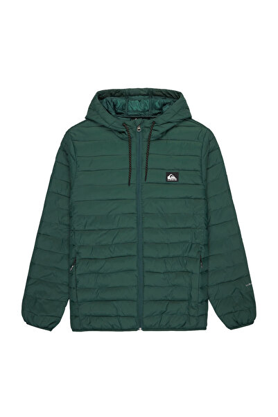 Quiksilver Geacă cu glugă pentru bărbați, model Scaly - Geacă izolată cu glug...