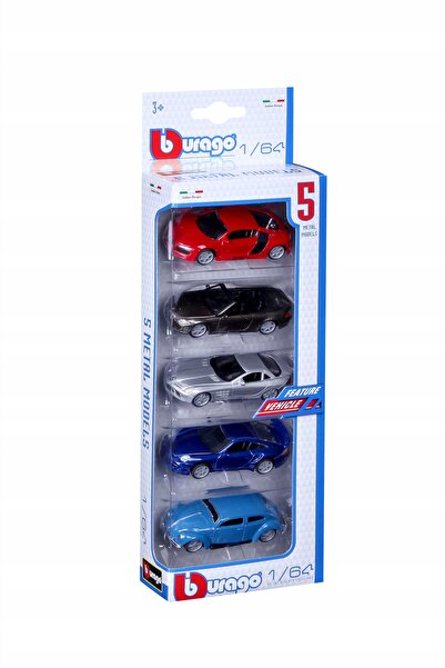 Bburago Junior SET COMPLET DE MODELE RESORAKÓW BBURAGO 1:64, DIVERSE SETURI