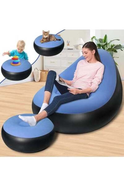 Generic Inflatable Sofa, 110 X 100 X 75Cm Inflatable Lounge Chair, Air Couch ...