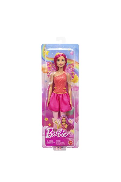 mattel BARBIE PAPUSA BARBIE ZANA CU PAR SI TINUTA ROZ