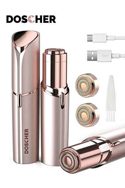 GULF GALLERY DOSCHER Facial Hair Removal for Women, Painless Epilator Hair Re...