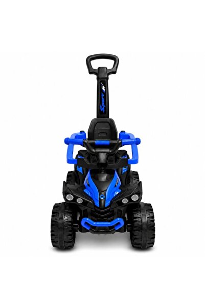 Generic Brand ATV Pentru Copii, Maner Pentru Impins, Muzica Si Lumini, Albastru.
