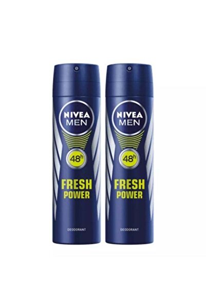 NIVEA مزيل عرق للرجال برائحة منعشة، سريع الجفاف وطويل الأمد - 2 × 150 مل