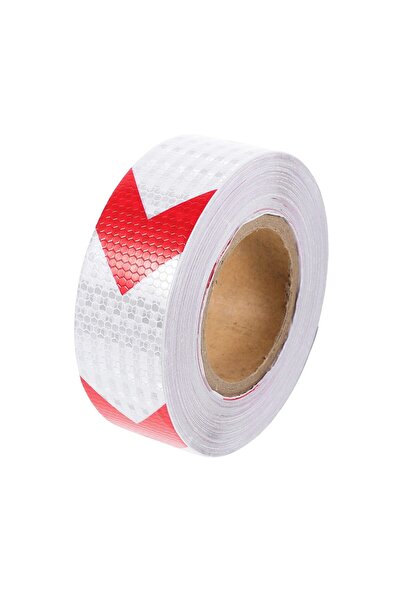 Generic Reflective Arrow Safety Tape 5cm x 25m Self Adhesive Marking Tape Rol...