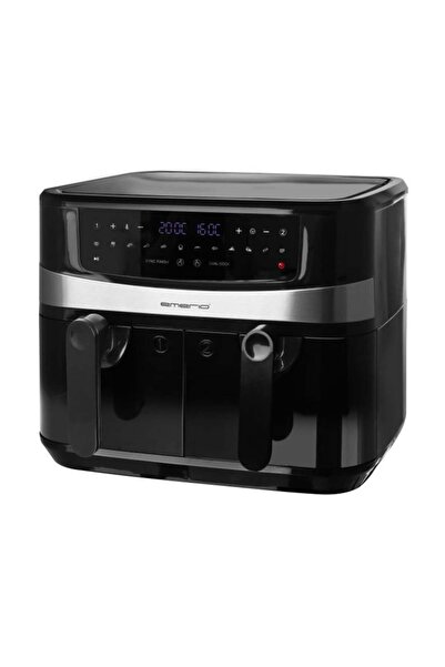 Emerio Friteuză AF-126672.4 Friteuză dublă 9L Autonomă 2400W Friteuză cu aer ...