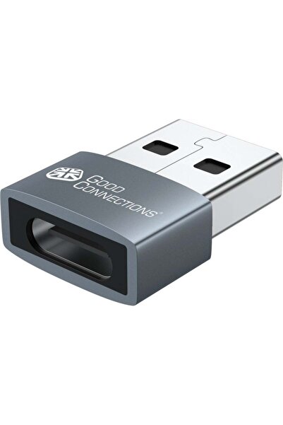Good Connections GoodConnections Adaptor USB-A 2.0 > USB-C (ST-BU) gri